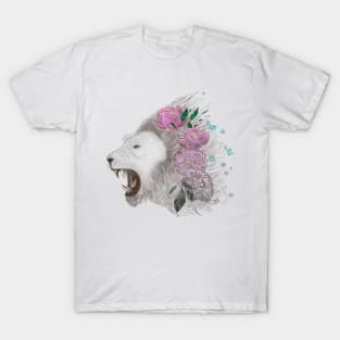 Floral Lion T-Shirt